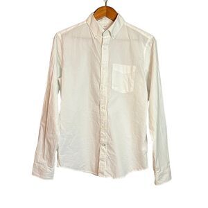 NWT! Gap‎ untucked optic white button down shirt